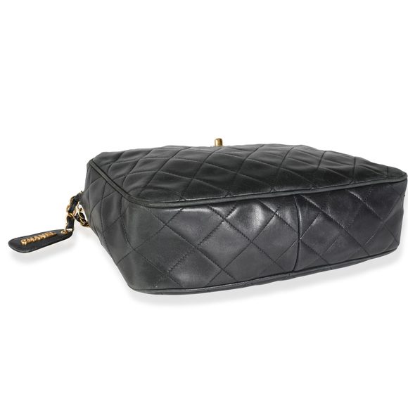 Chanel Vintage Black Quilted Lambskin Camera Bag - Picture 7 of 8